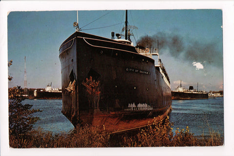Ship Postcard - CITY OF SAGINAW - Steamer - F17201
