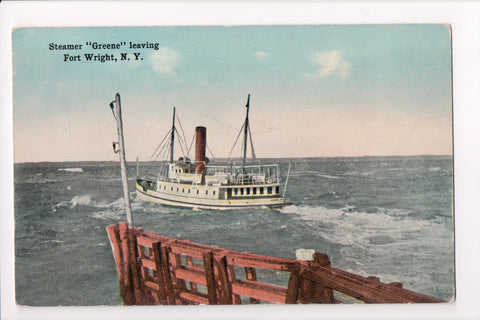 Ship Postcard - GREENE - Steamer - F17207