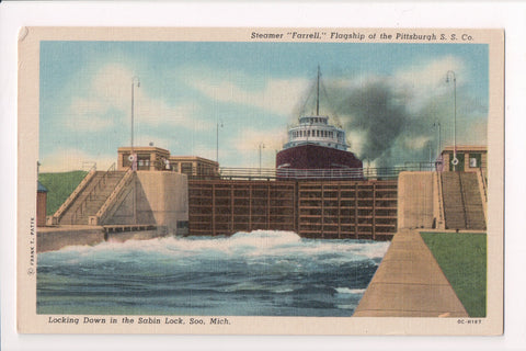 Ship Postcard - FARRELL - Steamer of Pittsburgh S S Co - F17235