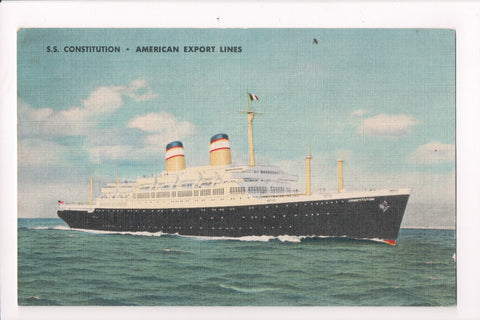 Ship Postcard - CONSTITUTION - SS Constitution - MB0831