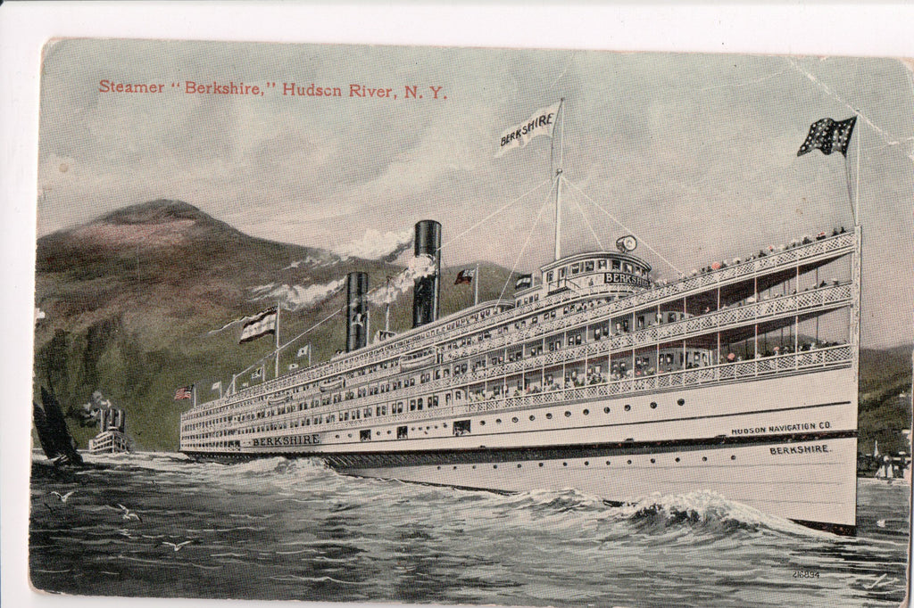 Ship Postcard - BERKSHIRE - Steamer Berkshire - T00248