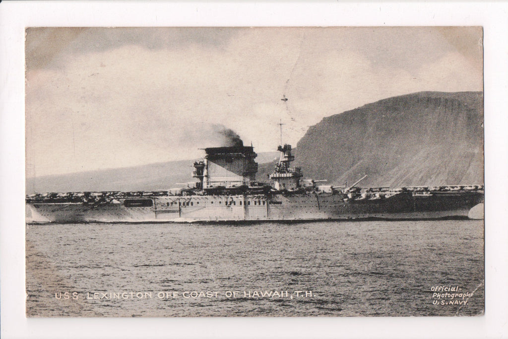 Ship Postcard - LEXINGTON - USS Lexington - sw0013