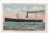 Ship Postcard - HAMILTON - Old Dominion Line (original SOLD) sw0017