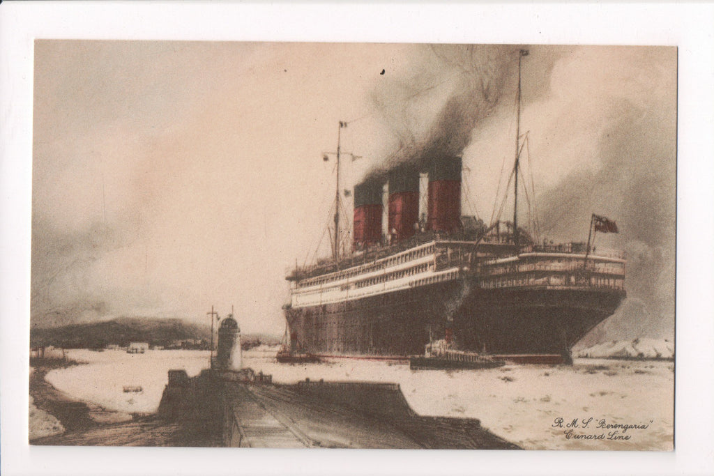 Ship Postcard - BERENGARIA - RMS Berengaria - w00005