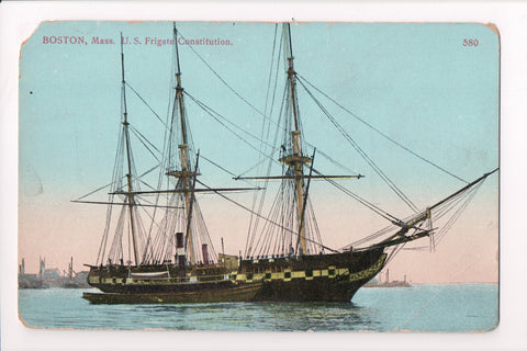 Ship Postcard - CONSTITUTION - US Frigate Constitution - w00042