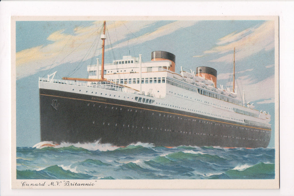 Ship Postcard - BRITANNIC, MV (CARD SOLD, only digital copy avail) w00184