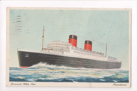 Ship Postcard - MAURETANIA - Cunard White Star (original SOLD) w04126