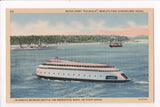 Ship Postcard - KALAKALA - MF Kalakala - linen - w04245