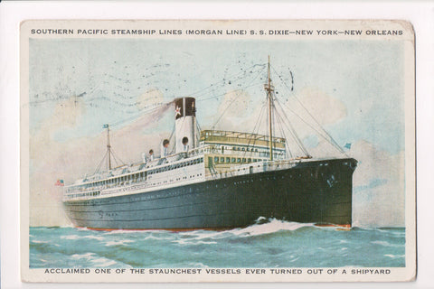 Ship Postcard - DIXIE - (original SOLD) w04296