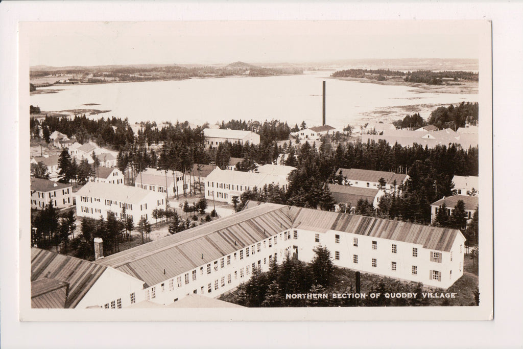 ME, QUODDY VILLAGE - Northern Section aerial @1942 (original SOLD) T00259