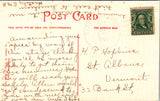 VT, St Albans - Owl Club and Library - about 1906 postcard - T00318