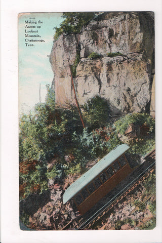 TN, Chattanooga - Lookout Mountain trolley close up in action - A17403