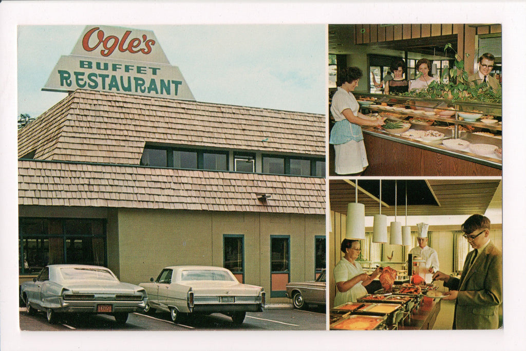 TN, Gatlinburg - Ogles Buffet Restaurant, vintage postcard - B08023