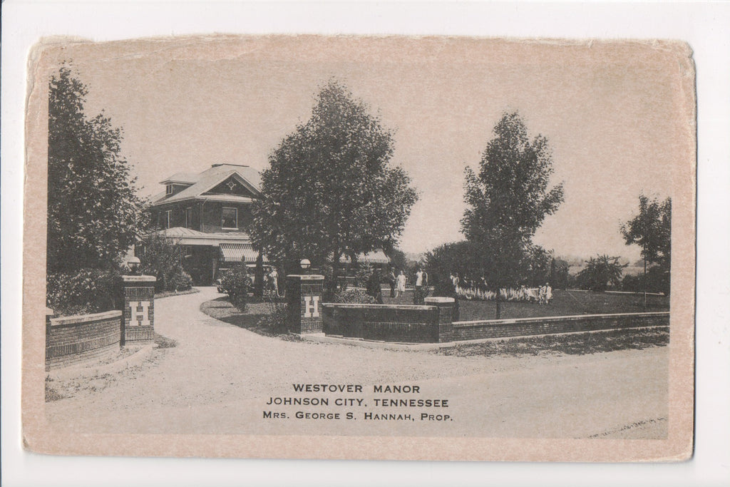TN, Johnson City - Westover Manor postcard - w04840