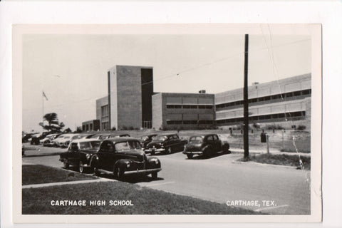 TX, Carthage - Carthage High School RPPC - A06818