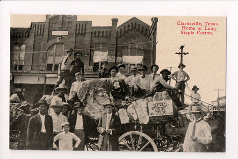 TX, Clarksville - Red River Co, Long Staple Cotton raised by Ed Ferguson - MB016