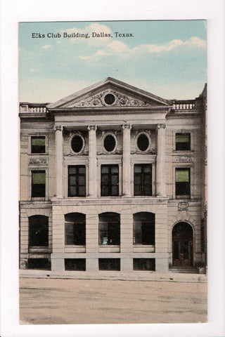TX, Dallas - Elks Club Building postcard - CP0278