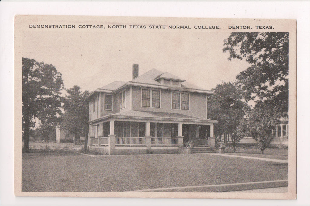 TX, Denton - North Texas State Normal College, Demonstration Cottage - C17613