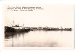 TX, Houston - Turning Basin, Dock - Real Photo Postcard - C17736