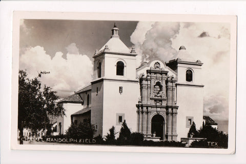 TX, SAN ANTONIO - Randolph Field Chapel - @1942 RPPC postcard - R00395