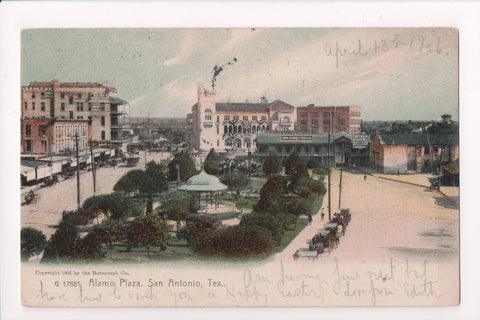 TX, San Antonio - Alamo Plaza, HUGO, SCHMELTZER and Co etc - 801014