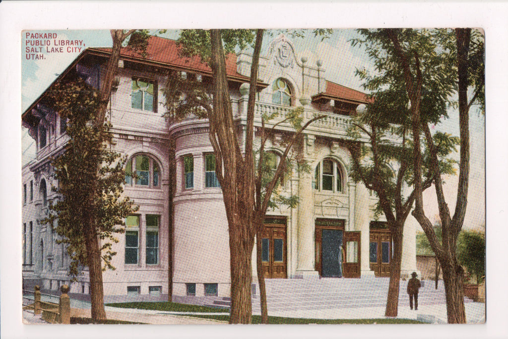 UT, Salt Lake City - Packard Public Library - Moon Book and Stat Co - D17349