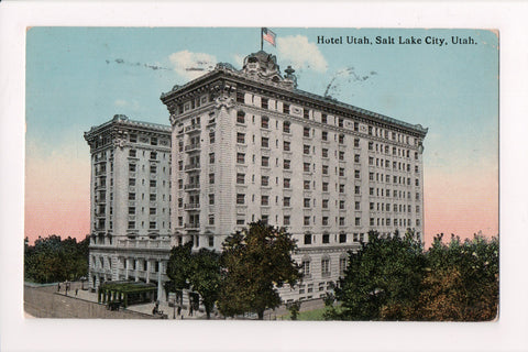 UT, Salt Lake City - Hotel Utah - @1915 vintage postcard - F03206