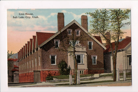 UT, Salt Lake City - Lion House close up postcard - F03208