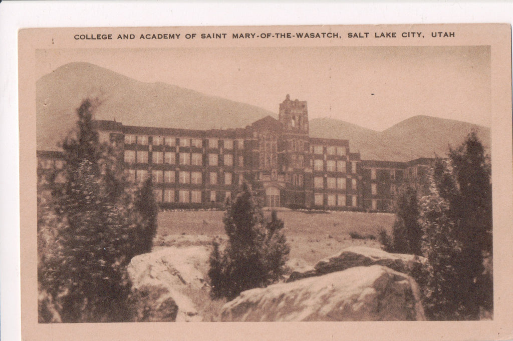 UT, Salt Lake City - Saint Mary of the Wasatch college and academy - cr0156