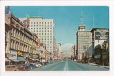 UT, Salt Lake City - Main Street with Signs - @1964 postcard - w03499