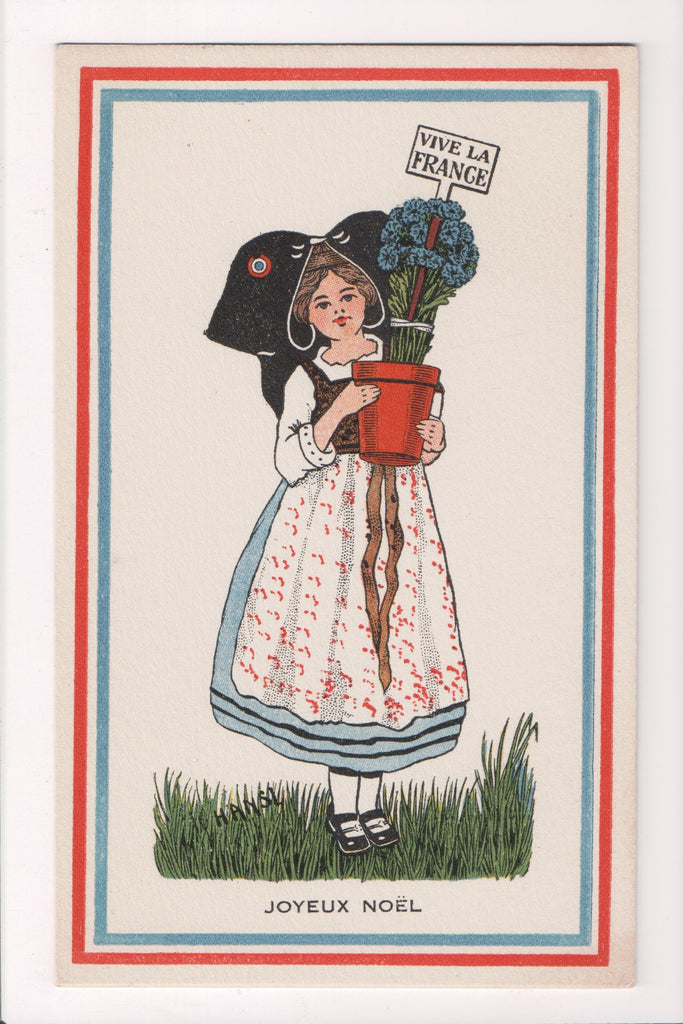 Xmas - JOYEUX NOEL, VIVA LA FRANCE - NOT a postcard - Hansl - VA0041