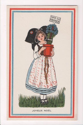 Xmas - JOYEUX NOEL, VIVA LA FRANCE - NOT a postcard - Hansl - VA0041