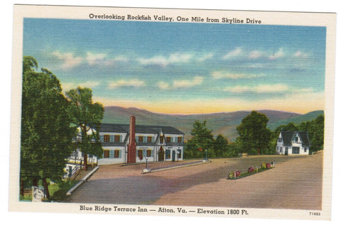 VA, Alton - Blue Ridge Terrace Inn postcard - w02549