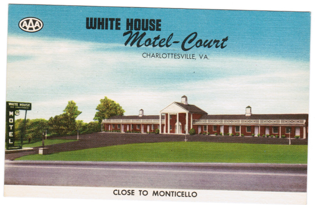 VA, Charlottesville - White House Motel-Court - w02958