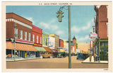 VA, Culpeper - Davis Street postcard - VA0024