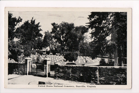 VA, Danville - United States National Cemetery, @1942 postcard - B17181
