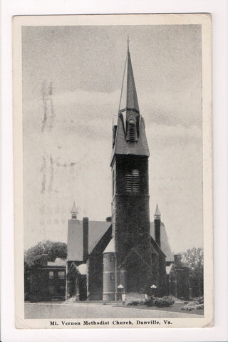 VA, Danville - Mount Vernon Church, @1942 postcard - B17188