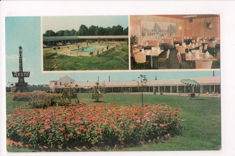 VA, Emporia - Reste Motel - Mr and Mrs H J Moseley, mgrs postcard - w04547