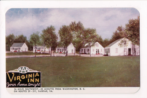 VA, Fairfax - Virginia Inn, vintage postcard - CP0366