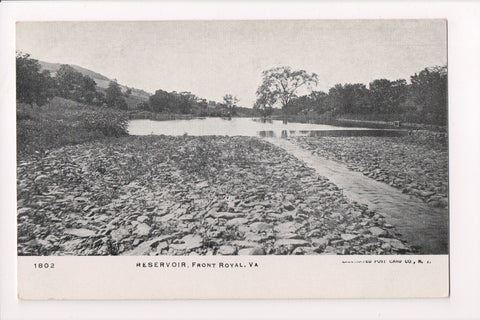VA, Front Royal - Reservoir, Vintage postcard - M-0089