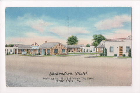 VA, Front Royal - Shenandoah Motel, vintage postcard - w00855