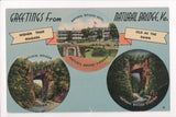 VA, Natural Bridge - Greetings from multi view - B17205