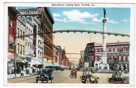 VA, Norfolk - Main Street, Rosenbergs on right - A07051