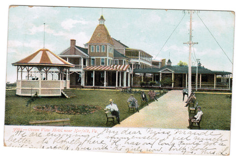 VA, Norfolk - Ocean Pier Hotel, gazebo - MB0038