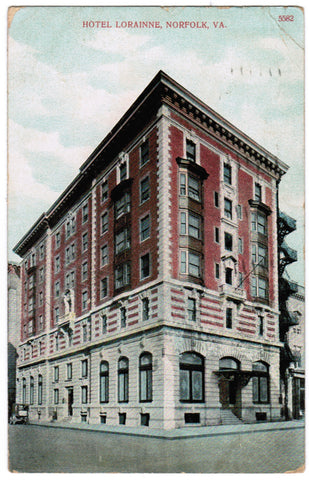 VA, Norfolk - Hotel Lorainne postcard - MB0055