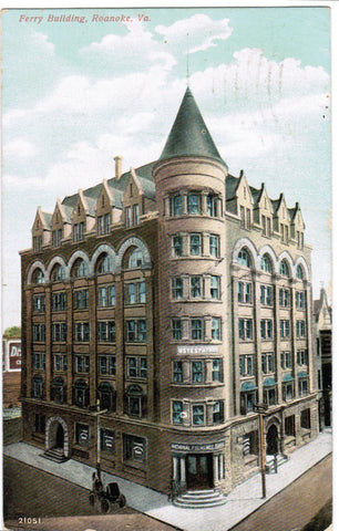 VA, Roanoke - Ferry Building, Bank (ONLY Digital Copy Avail) - E04065