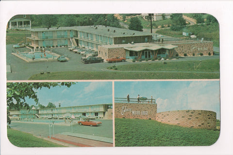 VA, Roanoke - Embassy Motor Lodge - @1967 postcard - w03028