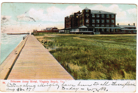 VA, Virginia Beach - Princess Anne Hotel, boardwalk - F03166