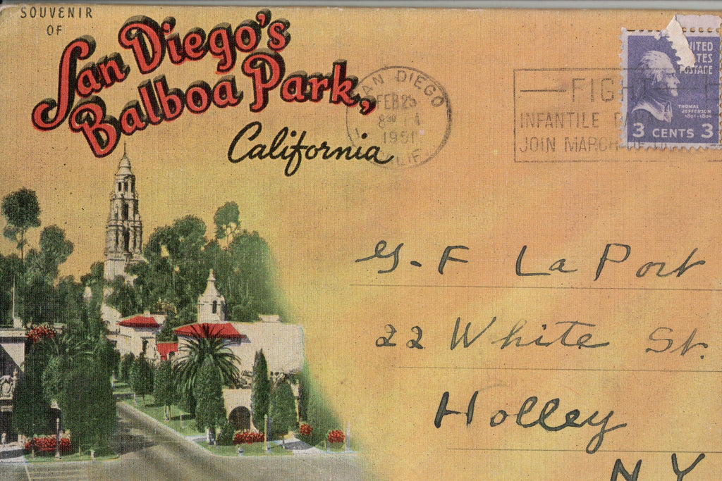 CA, SAN DIEGO - Balboa Park Souvenir Folder - VT0175