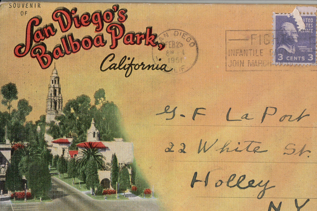 CA, San Diego - Balboa Park Souvenir Folder - VT0175